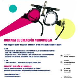 7.05.2018 Jornada Creación Audiovisual + Concha Jerez